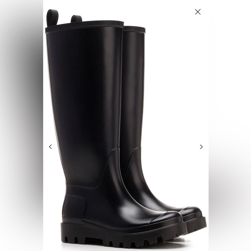 Giaborghini Tall Black Rainboot